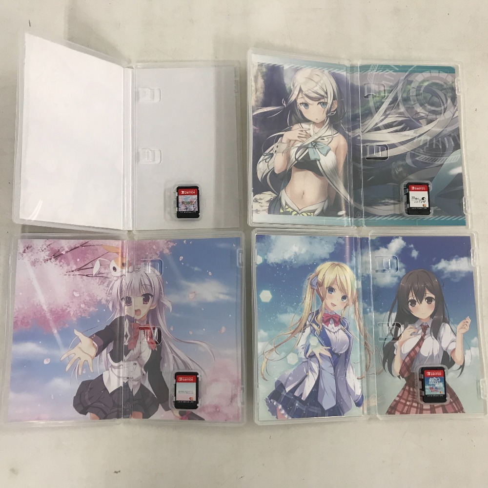 02w04314☆1円~ Nintendo Switch スイッチソフト 4本セット はぴねす