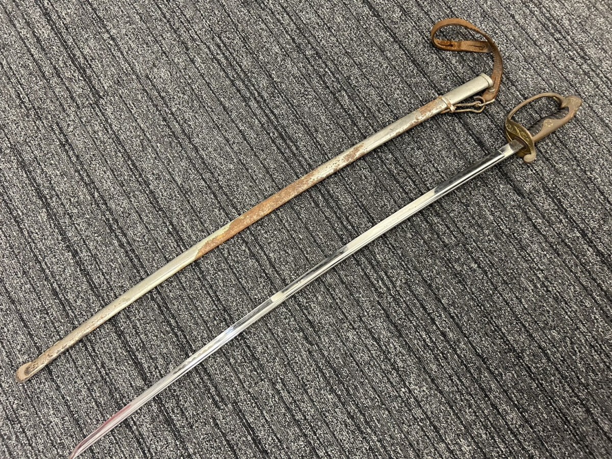 a39 指揮刀 サーベル 模造刀 刀緒 / 戦前 軍刀 日本軍 軍隊 刀剣 戦争