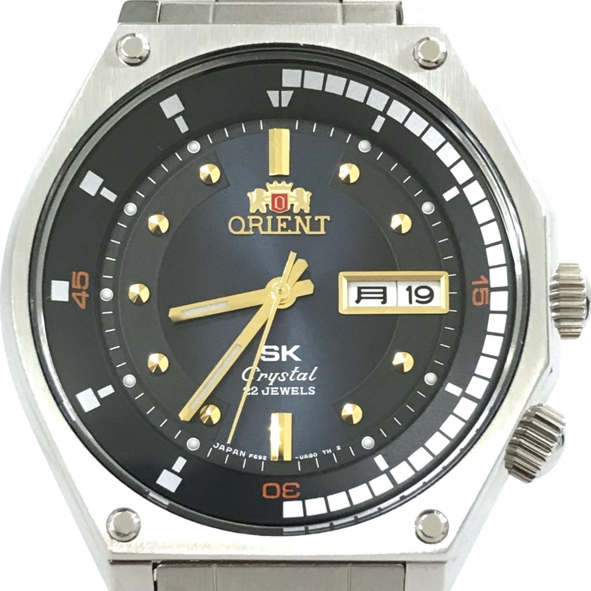 超美品 ORIENT オリエント SK Crystal クリスタル 腕時計 F692-UAE0 