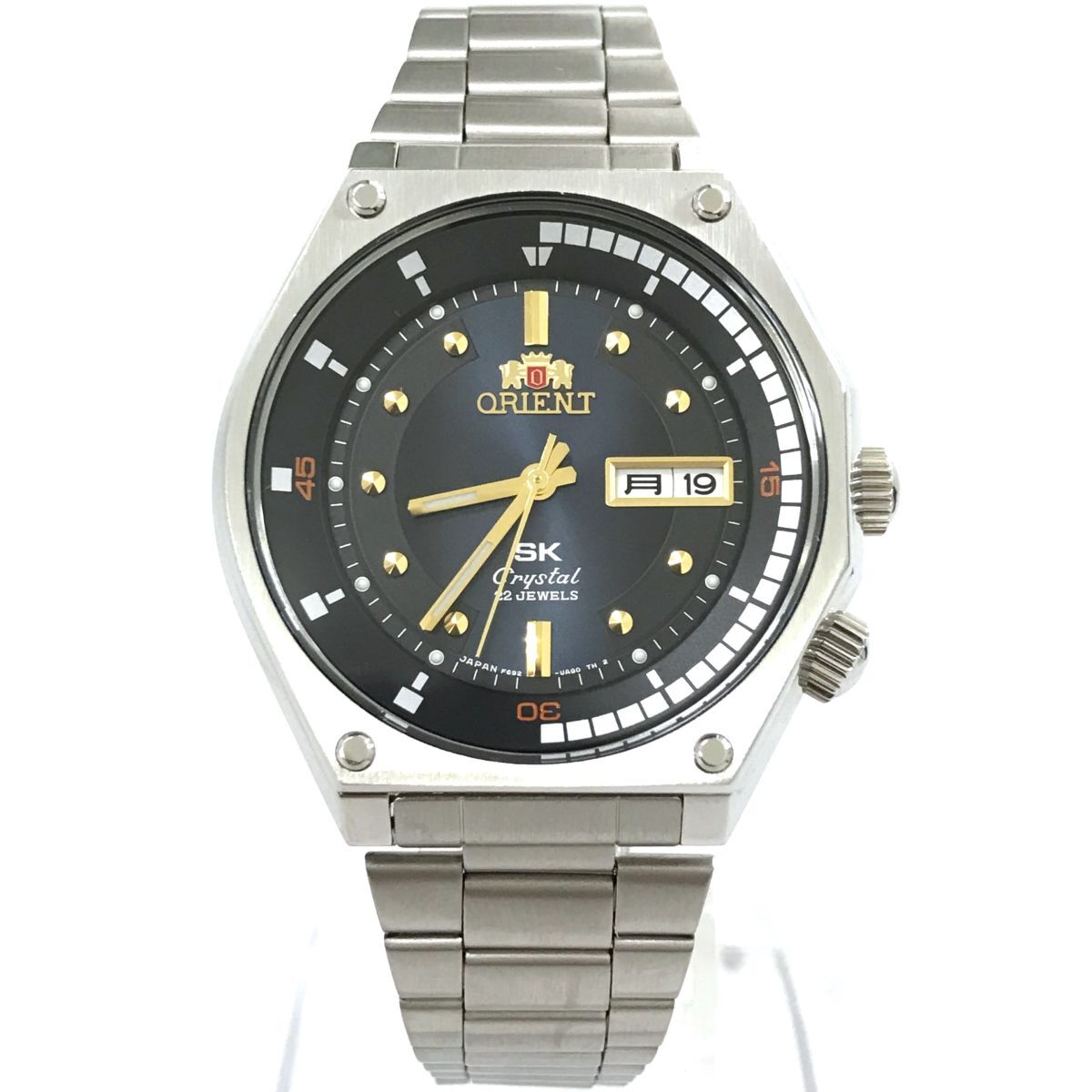 超美品 ORIENT オリエント SK Crystal クリスタル 腕時計 F692-UAE0 