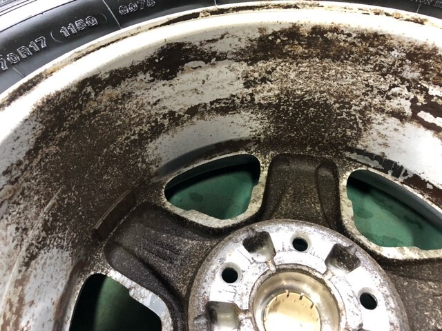 JK　JEEPラングラー純正ホイール　　+　ヨコハマ　アイスガード　G075　　スタッドレスタイヤ　４本セット　中古品_7