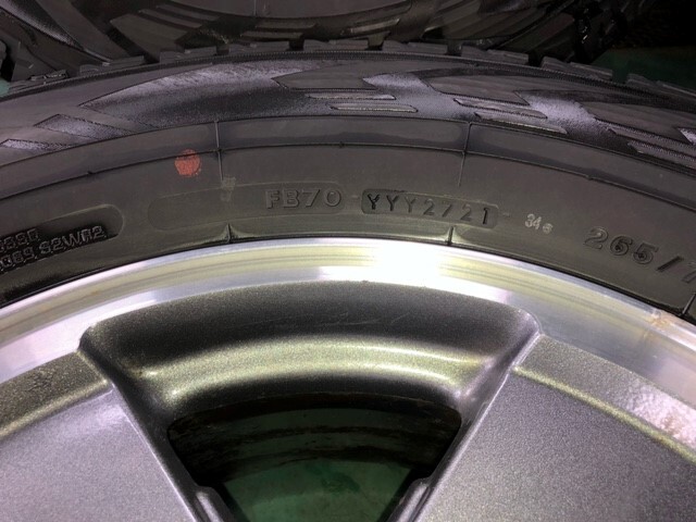 JK　JEEPラングラー純正ホイール　　+　ヨコハマ　アイスガード　G075　　スタッドレスタイヤ　４本セット　中古品_9