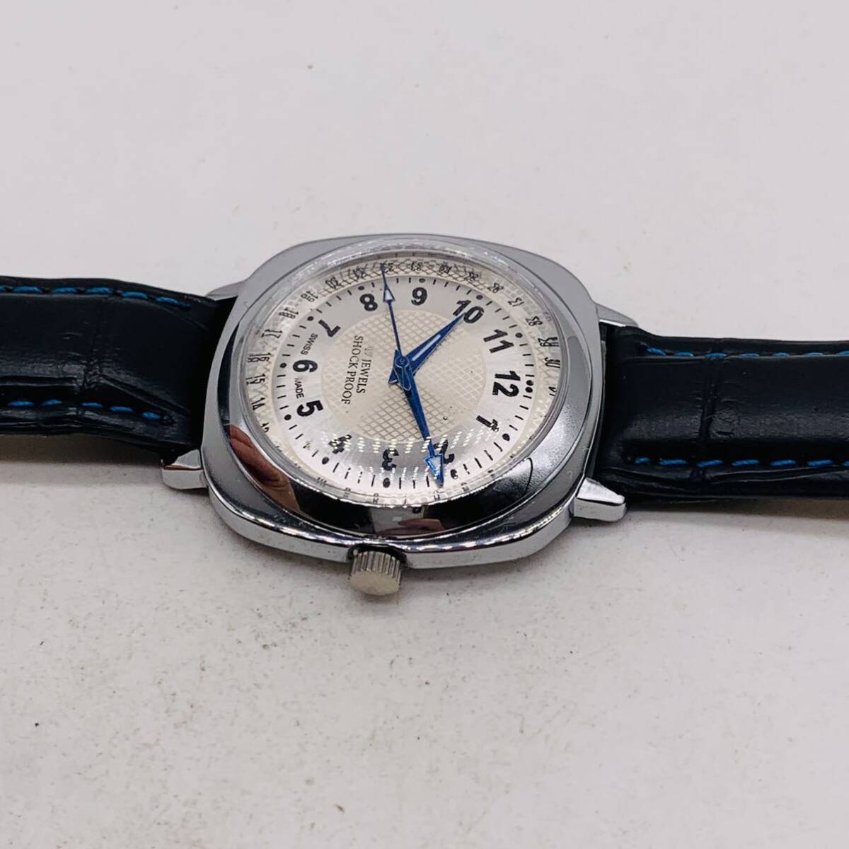 OH済★FHF★フォンテメロン★銀シルバー★1980s★中古メンズ腕時計★機械式手巻き★アンティークウォッチ★ビンテージ_3