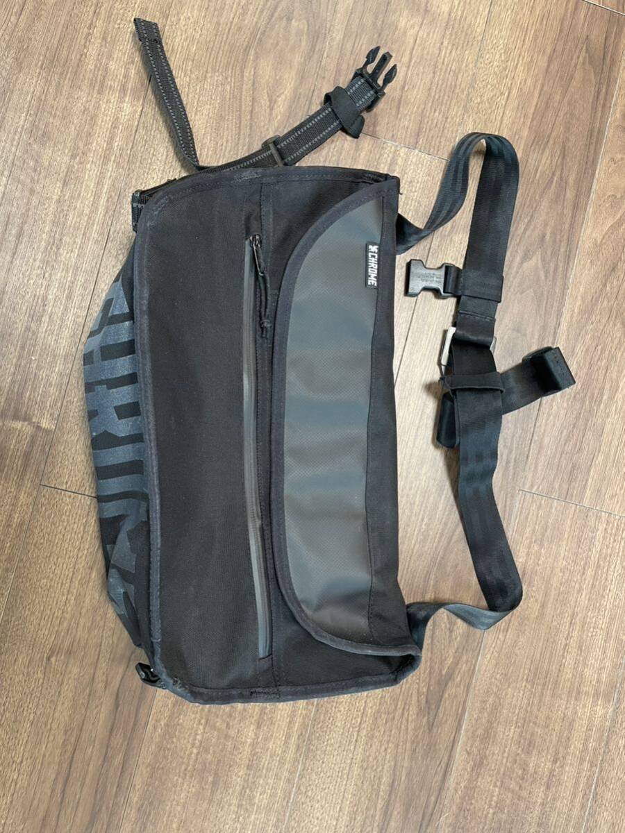 クローム CHROME メッセンジャーバッグ SIMPLE MESSENGER/シンプル メッセンジャー BLACK (現行モデル) 12L 防水 メンズ ブラック_1