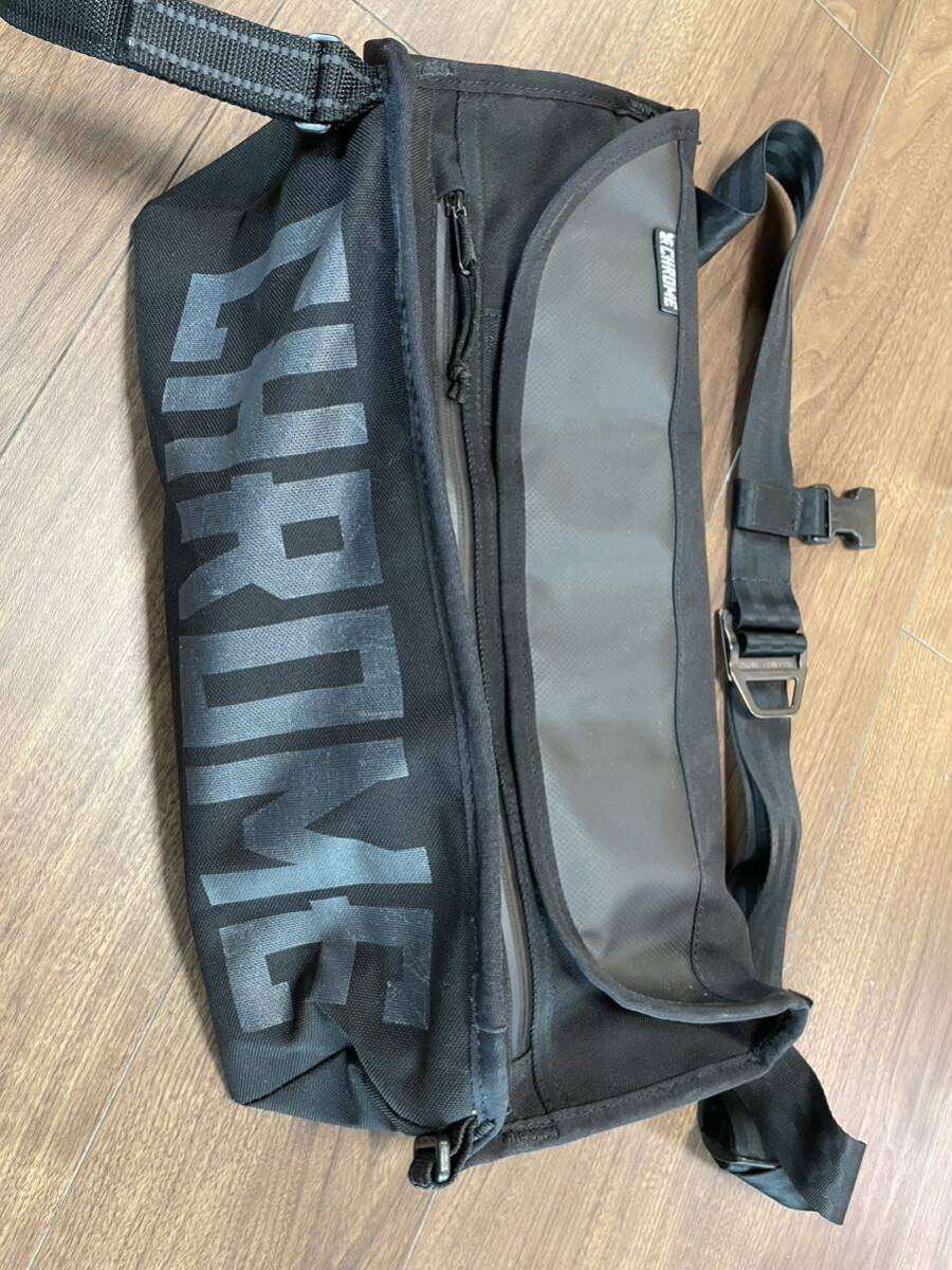クローム CHROME メッセンジャーバッグ SIMPLE MESSENGER/シンプル メッセンジャー BLACK (現行モデル) 12L 防水 メンズ ブラック_2