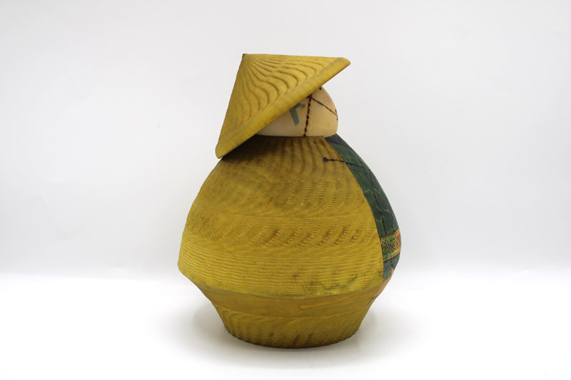 創作こけし 関口三作「幾山河」内閣総理大臣賞3回 通産大臣賞受賞3回