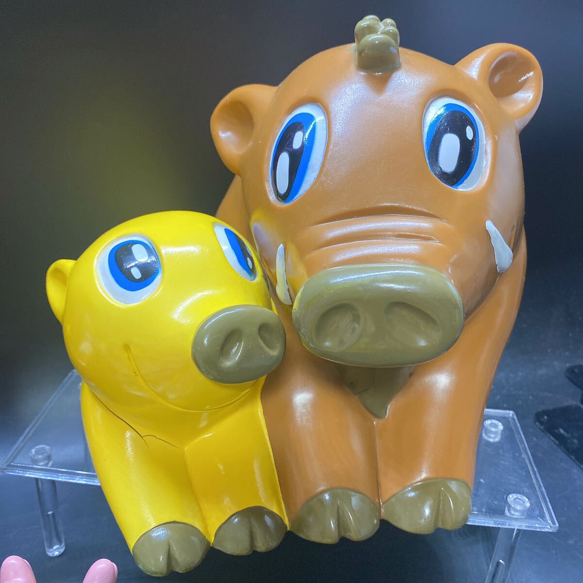 現状品 JA 銀行 貯金箱 干支 まとめ ソフビ 当時物 昭和レトロ 仙台 JA