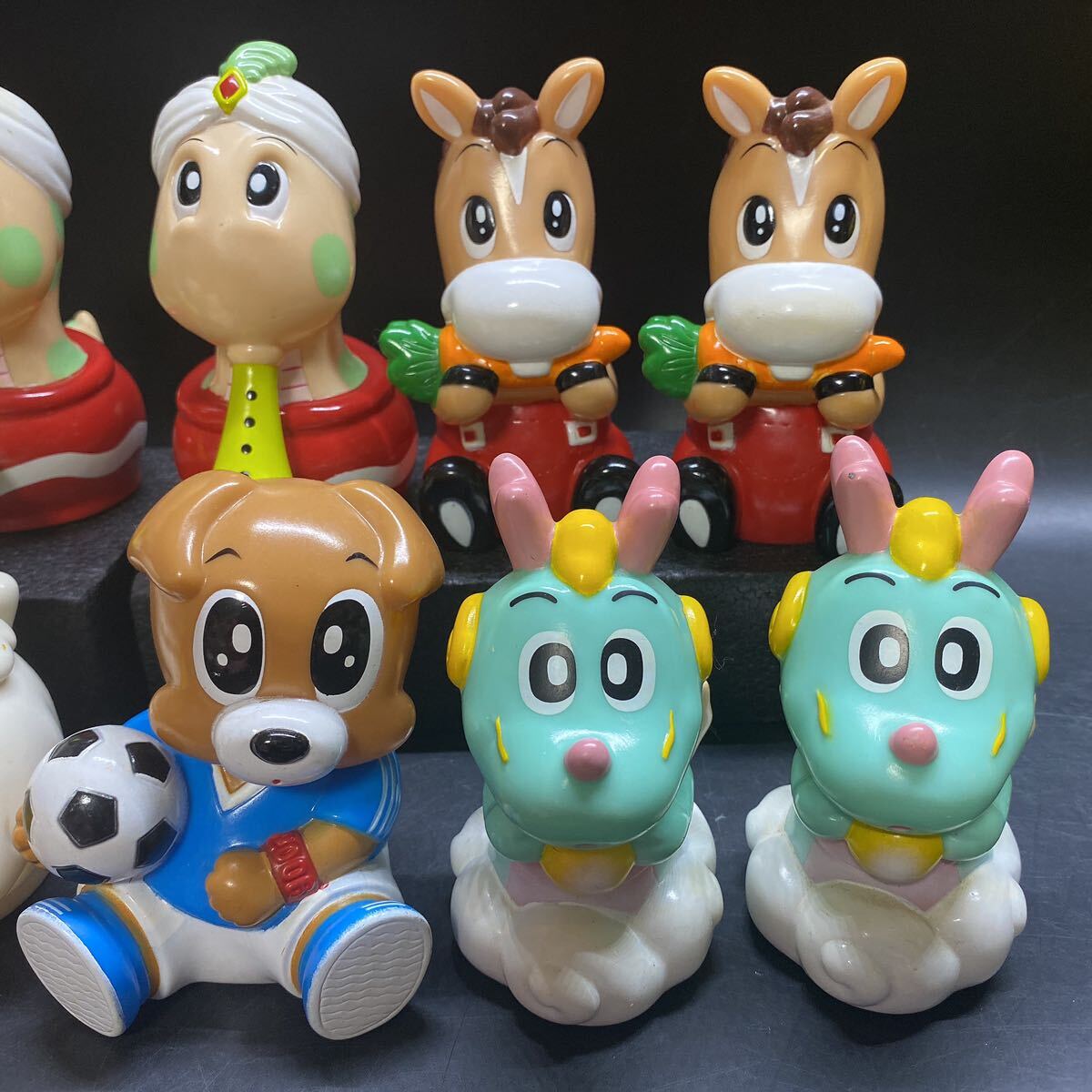 現状品 JA 銀行 貯金箱 干支 まとめ ソフビ 当時物 昭和レトロ 仙台 JA