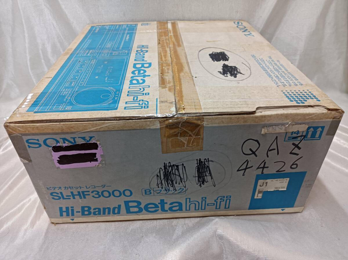 QAZ13593★新品未使用　SONY　ソニー　スーパーハイバンド　ベータビデオデッキ SL-HF3000 元箱　付属品一式_4