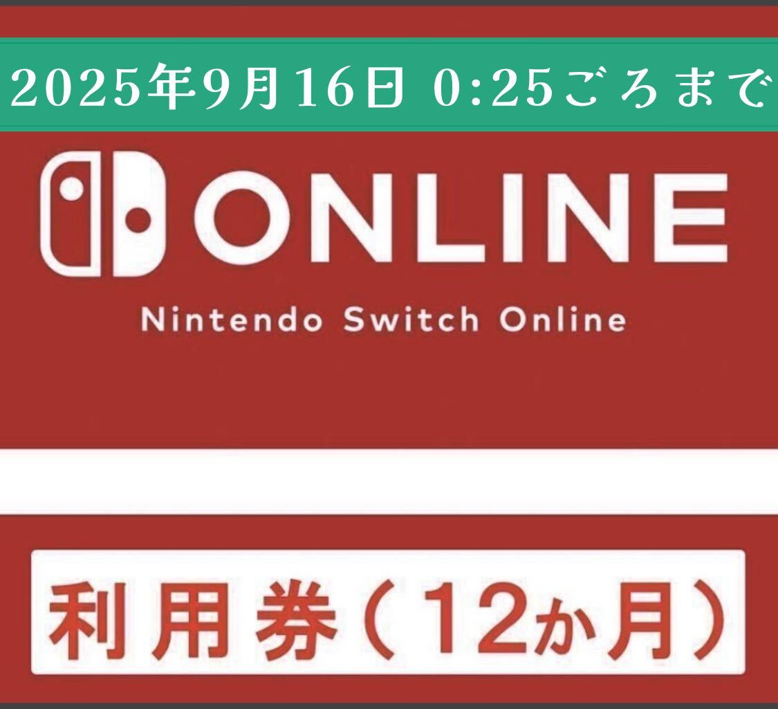 ニンテンドースイッチ オンライン ファミリープラン 利用券 _1