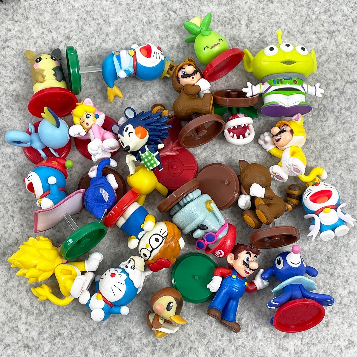 【大量】 チョコエッグ フィギュア まとめ売り ディズニー ドラえもん マリオ チョコエッグ 大量 まとめ売りセット◇マリオ/ポケモン/ドラえもん