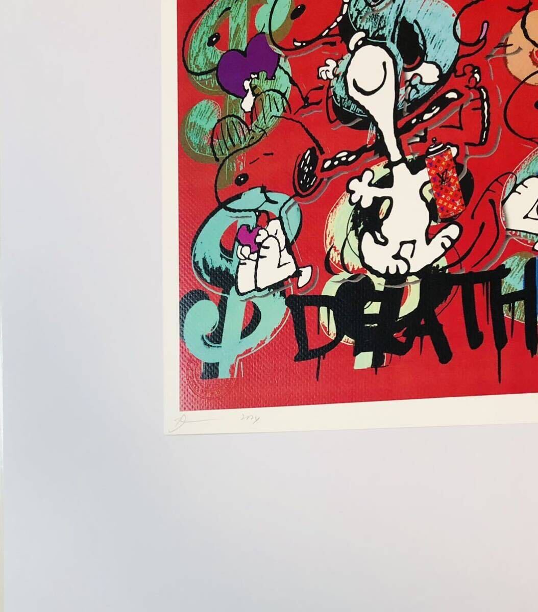 ポップアート 版画スヌーピー ピーナッツ 164/299 ポップアート 版画