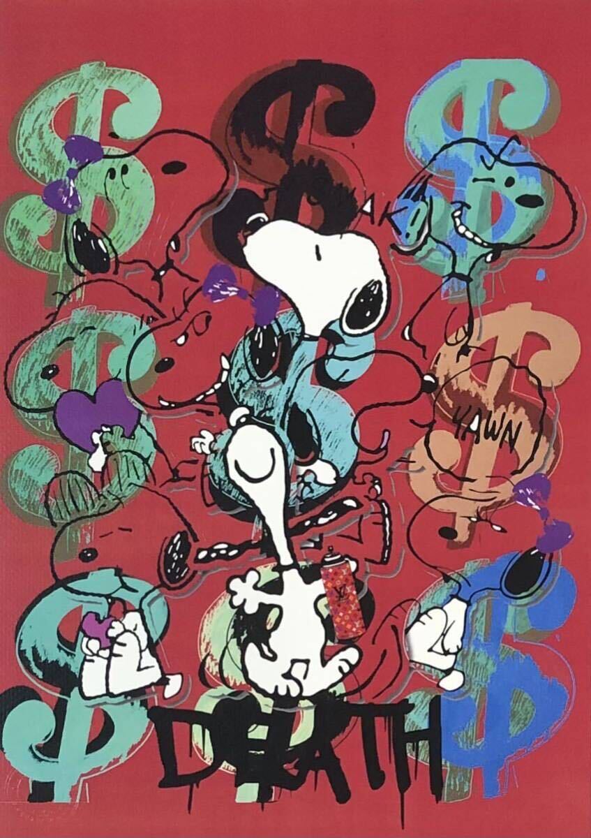 DEATH NYC 数量限定 アートポスター 世界限定100枚 スヌーピー SNOOPY