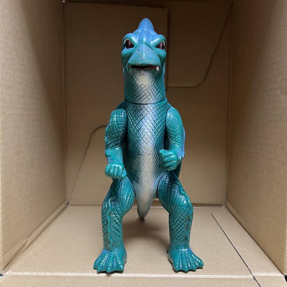 当時物 ソフビ 日東 ガッパ 1期 怪獣 昭和レトロ ブルマァク マルサン