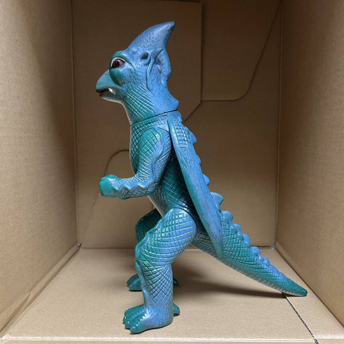 当時物 ソフビ 日東 ガッパ 1期 怪獣 昭和レトロ ブルマァク マルサン