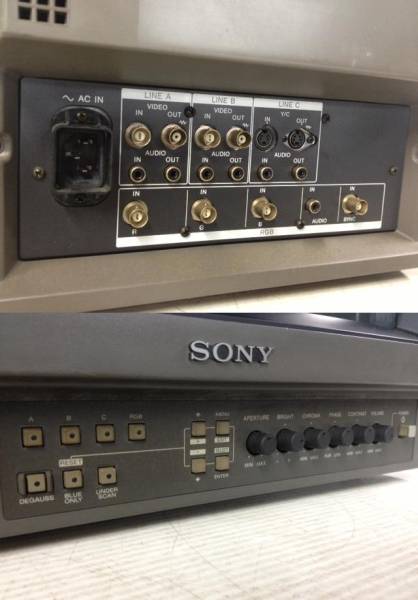 ◇SONY◇業務用 14型トリニトロンビデオモニター◇PVM-14M1J