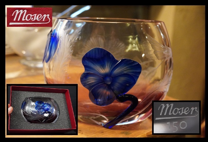モーゼル 花瓶 5893世界限定50個・未使用品150周年記念モデル Moser