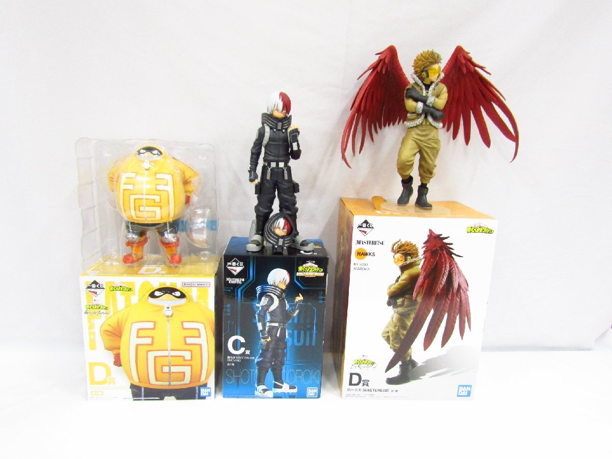 僕のヒーローアカデミア 一番くじ C賞 D賞 ホークス 轟 ファットガム