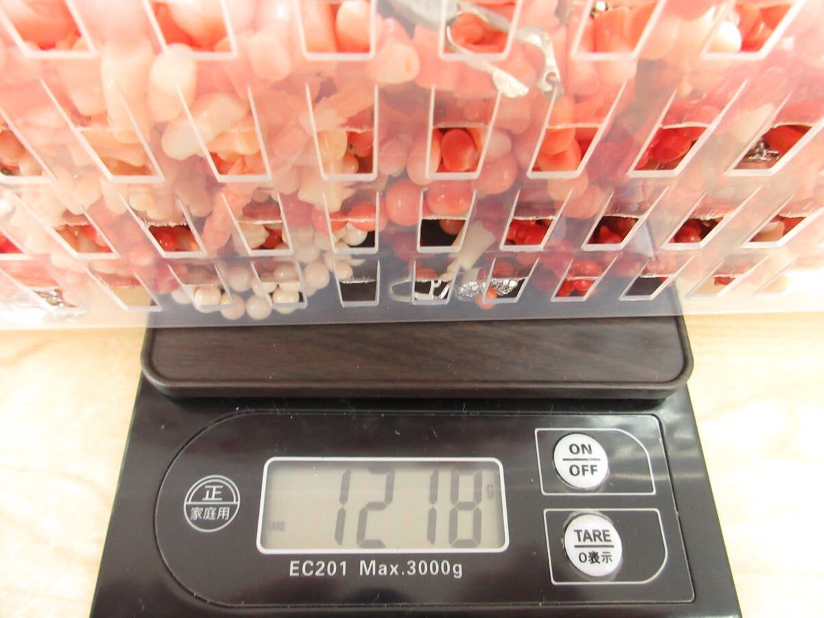 【Z4】★60サイズ 珊瑚 サンゴ さんご コーラル など ネックレス 約1.2kg アクセサリー 大量 まとめ売り まとめ TIA_8