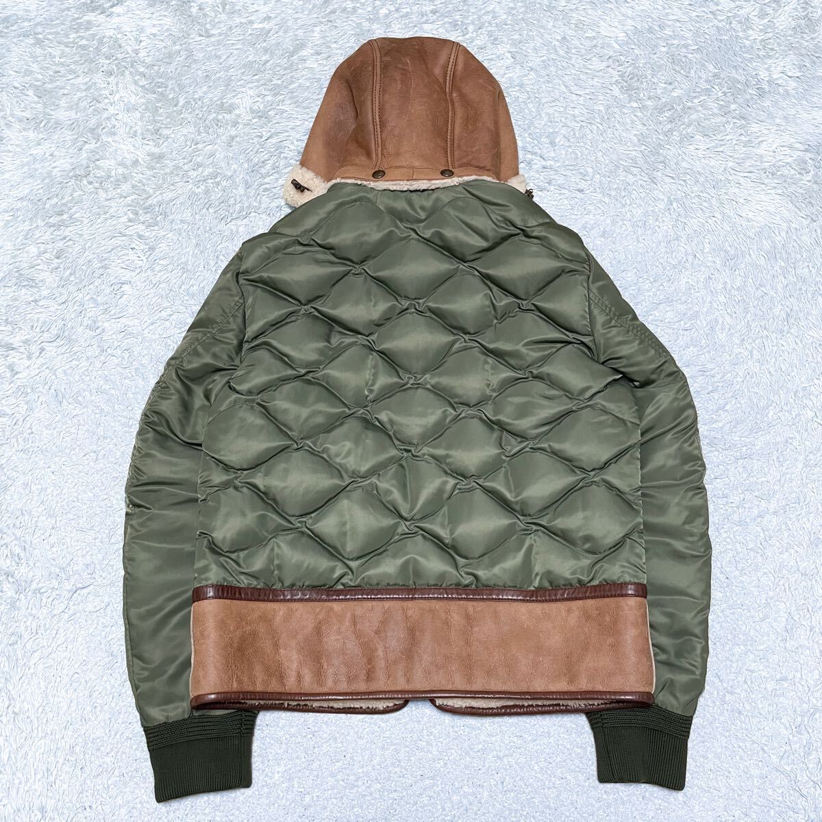 美品/超希少サイズ3 モンクレール MONCLER デラグランジ ムートン 