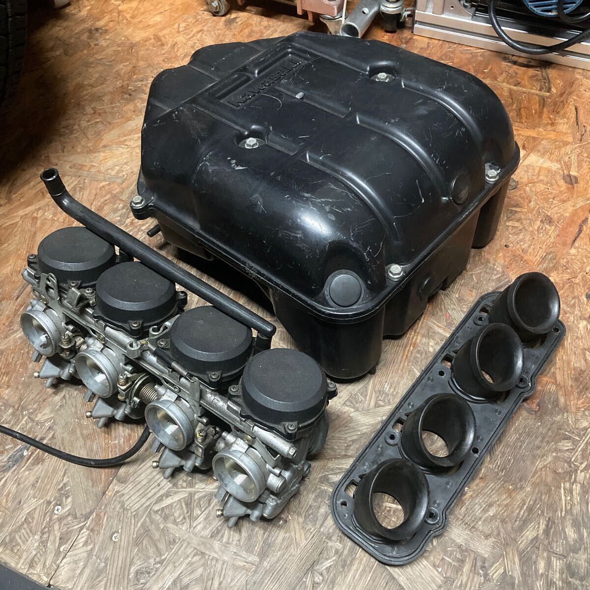 完成品 追加画像 改修詳細 カワサキ ZZR1100D ZX11 ニンジャ NINJA フルパワー 純正キャブ エア