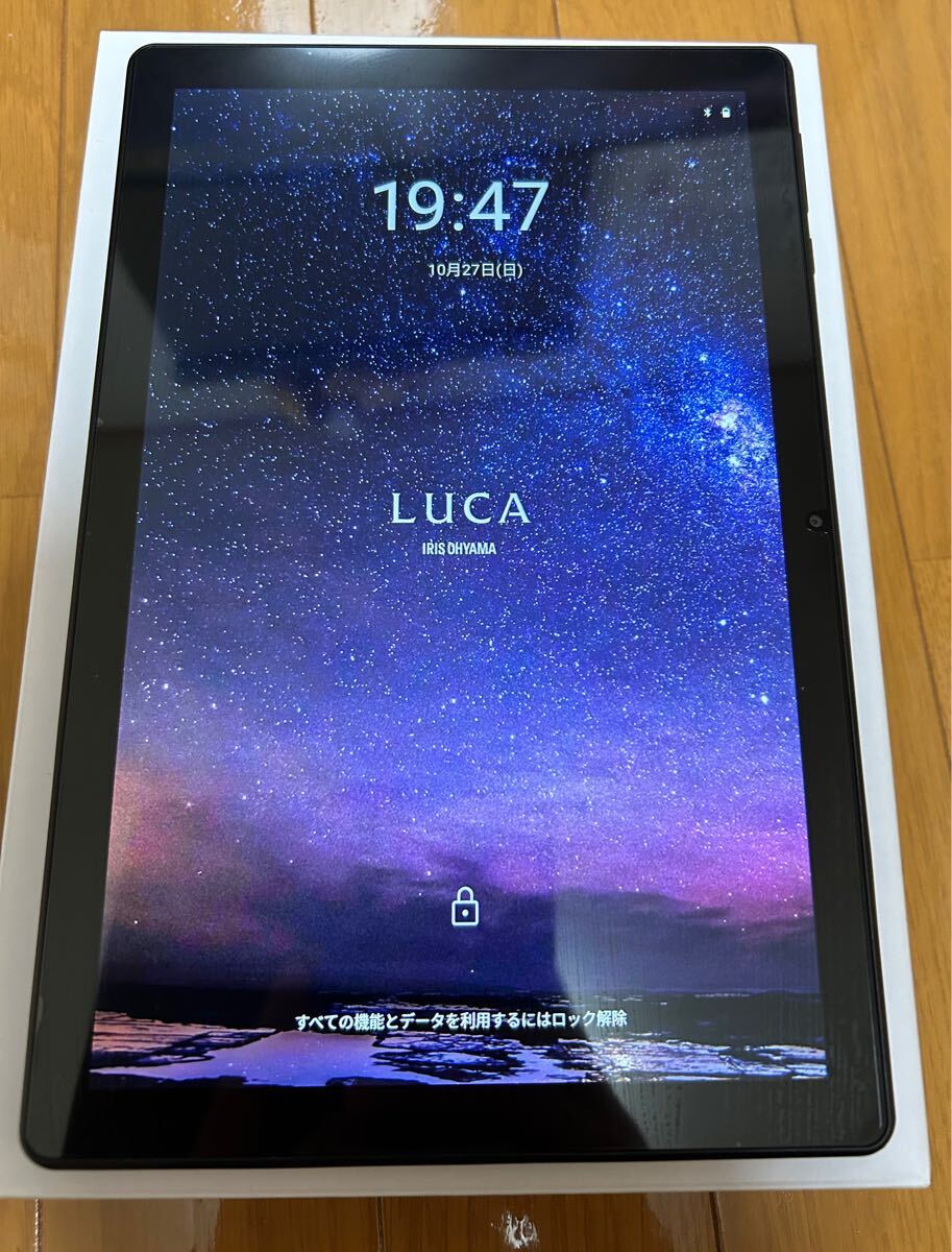 使用少 LUCA IRIS OHYAMA タブレット アイリスオーヤマTE103M3N1-B