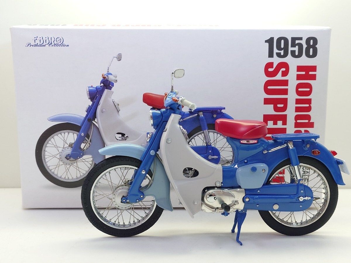 エブロ 1/10 ホンダ スーパーカブ C100 ダイキャストミニカー SUPER