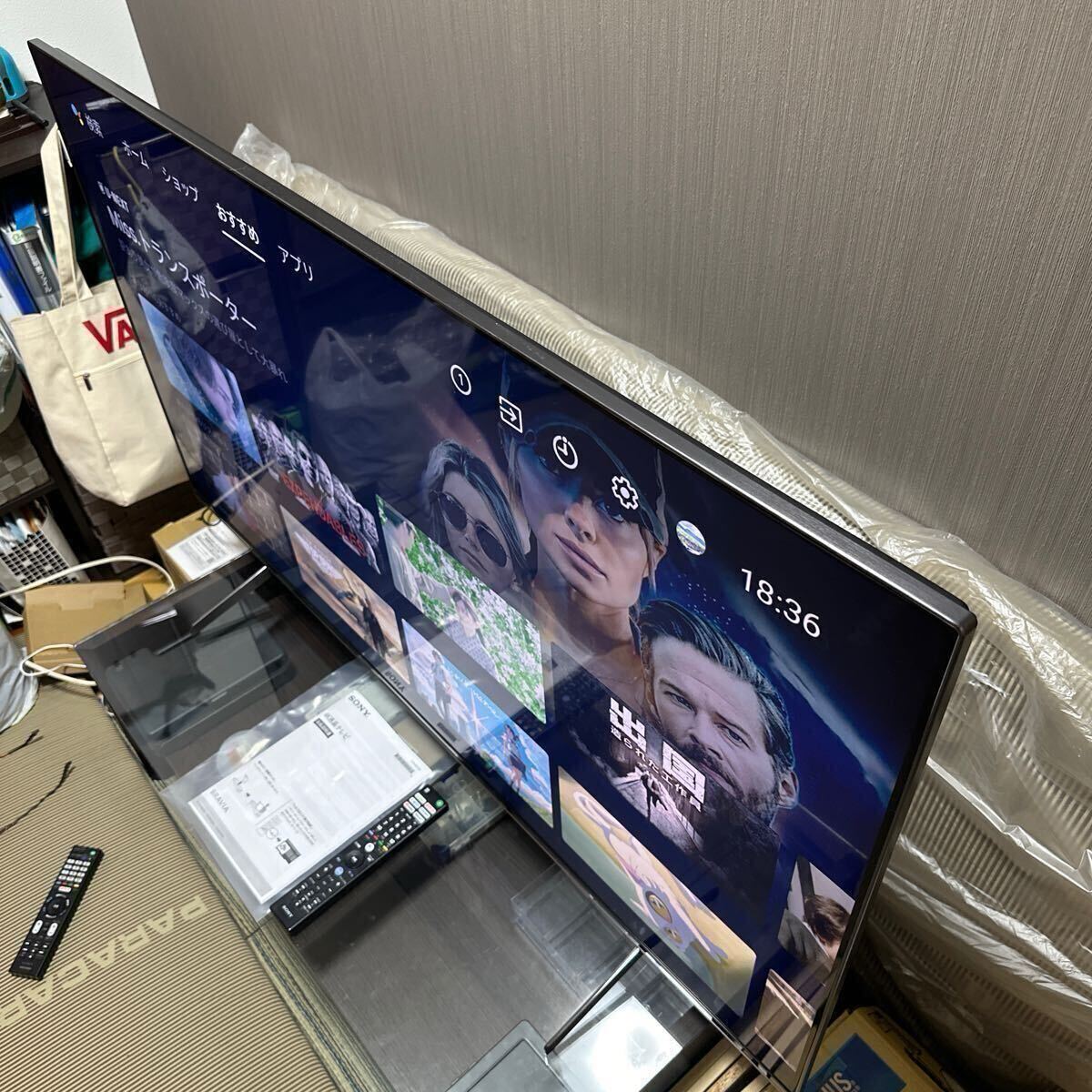 ジャンク】SONY BRAVIA 55v型/KJ-55X8550H/プレミアム4K液晶TV/2021年