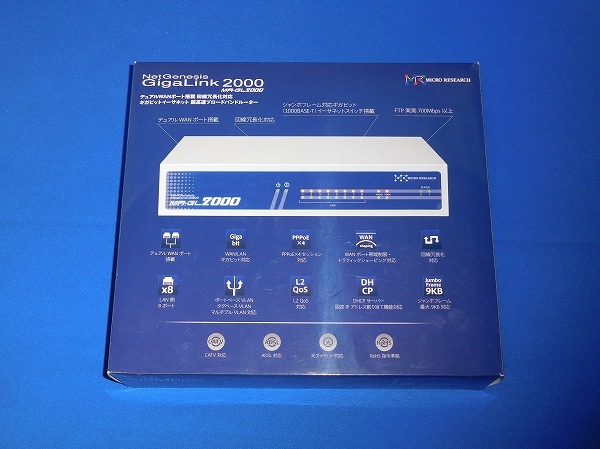 送料無料！【中古】マイクロリサーチ NetGenesis GigaLink 2000 MR