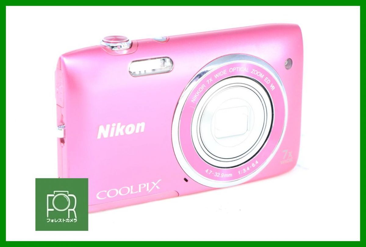 COOLPIX Nikon S3500 ニコン ☆外観極上品☆ CoolPix 1円スタート 