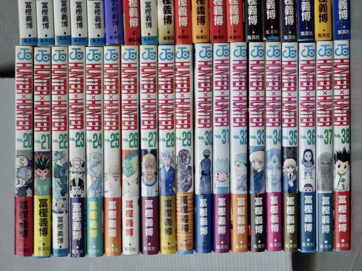 全巻初版!!【コミックセット】HUNTER×HUNTER ハンターハンター〈1～38