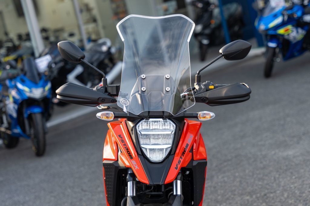 AERO GEARエアロギア　スズキVストローム２５０ＳＸ専用　エアロロングスクリーン　クリア　ＡＧ－ＳＸ０１_3