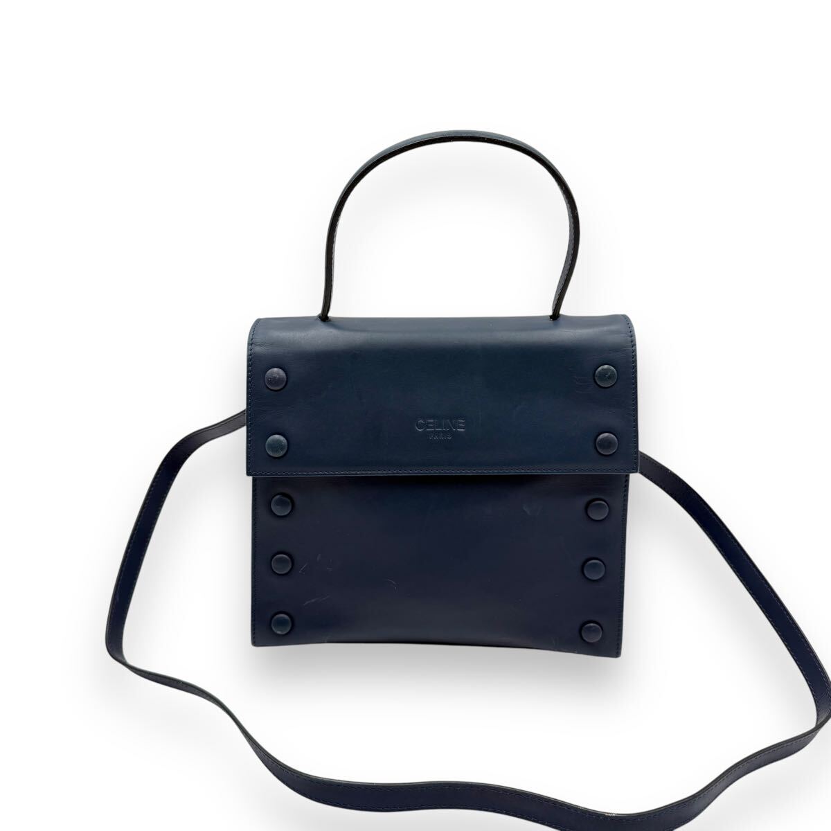 1円 CELINE セリーヌ 2way ハンドバッグ ショルダーバッグ 手提げ 