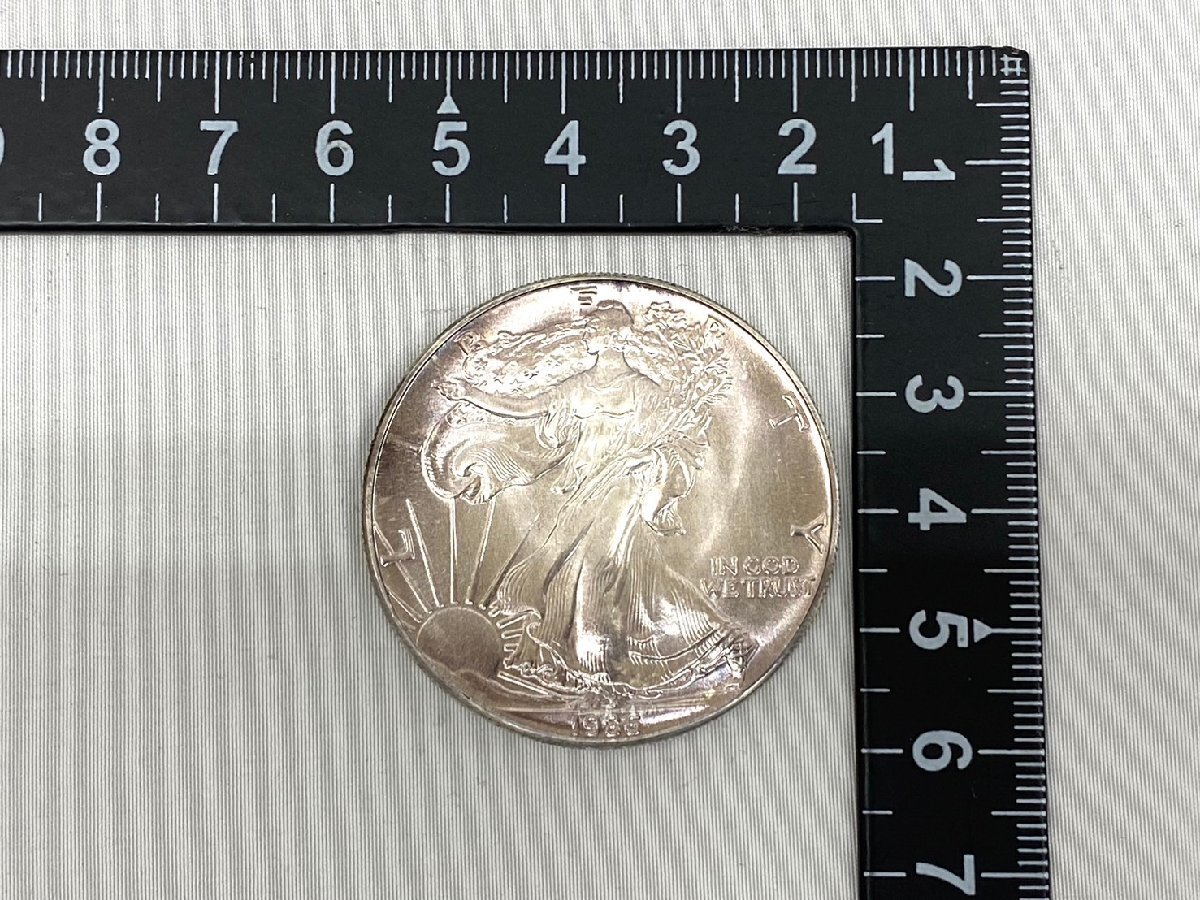 ◇◇アメリカ イーグル銀貨 1986年 1オンス ウォーキングリバティ銀貨