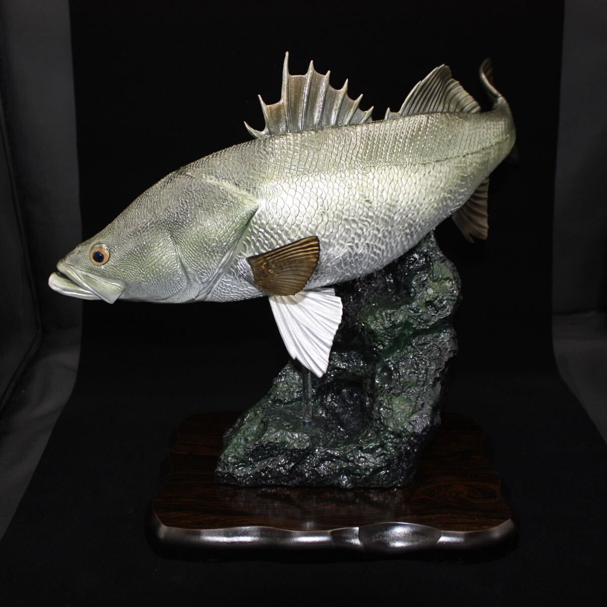新作1円〜 シーバス フィギュア 40cm ネイチャーテクニカラー スズキ