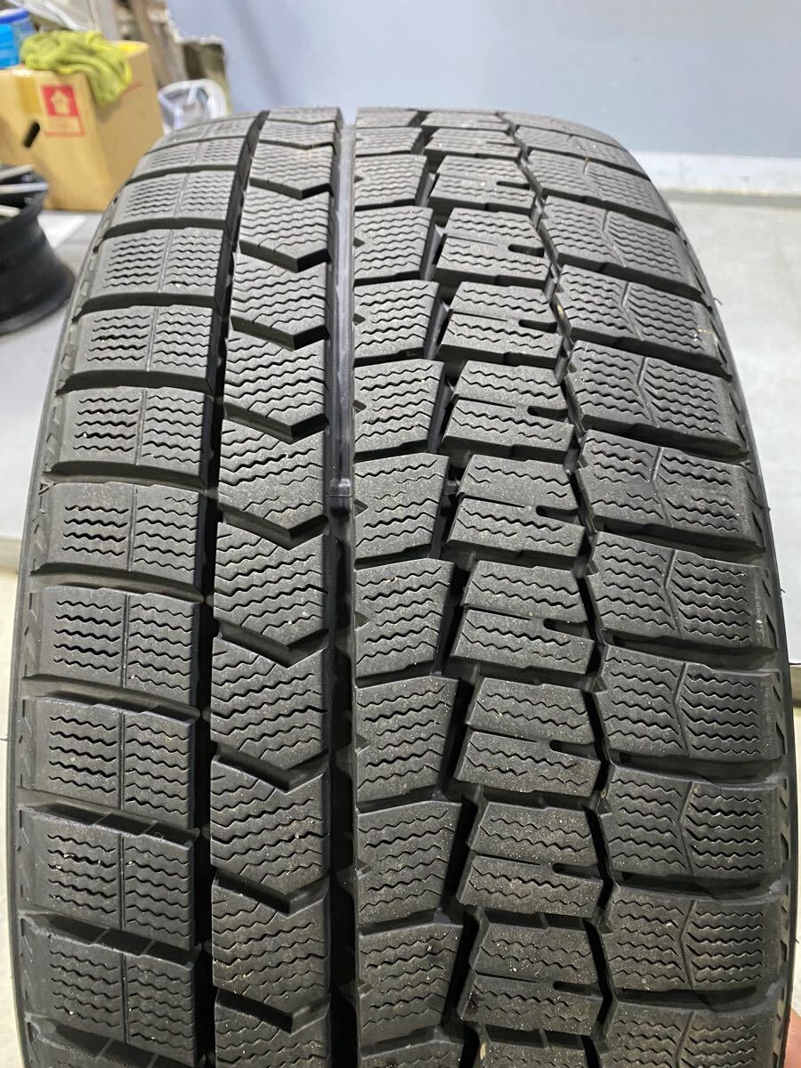 9分山弱 ダンロップ 245/40R18 WM02 スタッドレス 4本 ランエボ 純正 18インチ 8.5J +38 114.3 ENKEI製 ランサー CZ4A ホイール (WW6K037TA_3