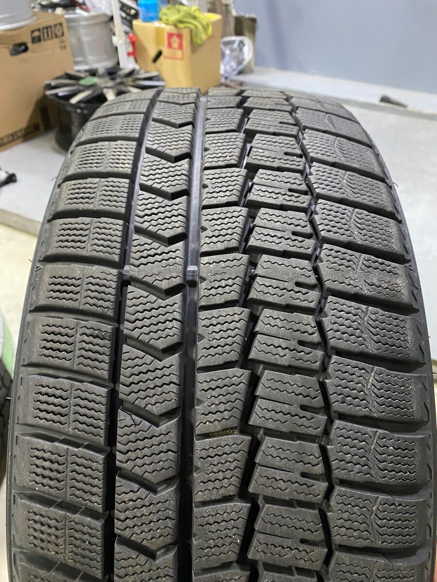 9分山弱 ダンロップ 245/40R18 WM02 スタッドレス 4本 ランエボ 純正 18インチ 8.5J +38 114.3 ENKEI製 ランサー CZ4A ホイール (WW6K037TA_4