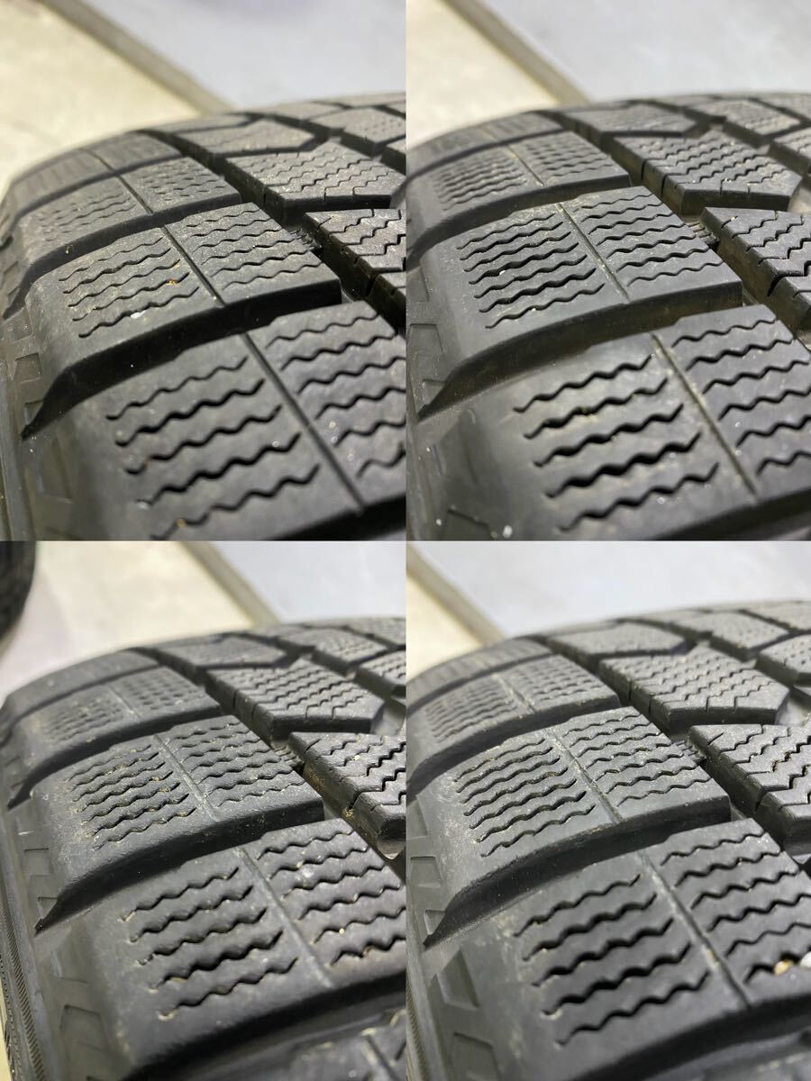 9分山弱 ダンロップ 245/40R18 WM02 スタッドレス 4本 ランエボ 純正 18インチ 8.5J +38 114.3 ENKEI製 ランサー CZ4A ホイール (WW6K037TA_6