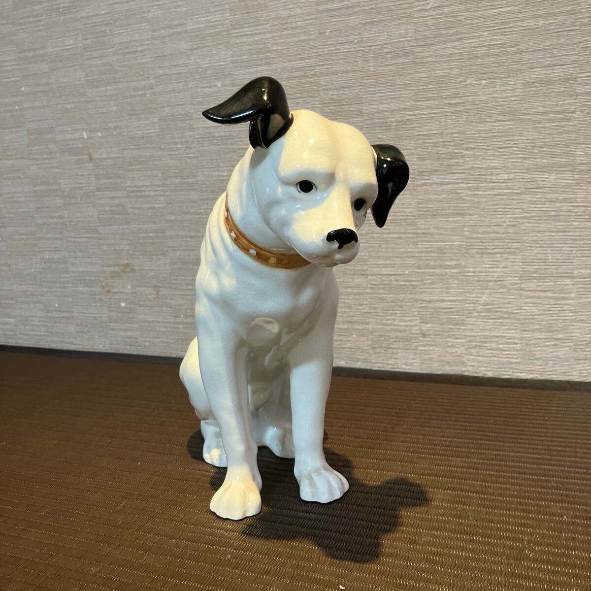 希少！？】 ビクター犬 置物 陶器 ニッパー君 Victor ニッパー犬