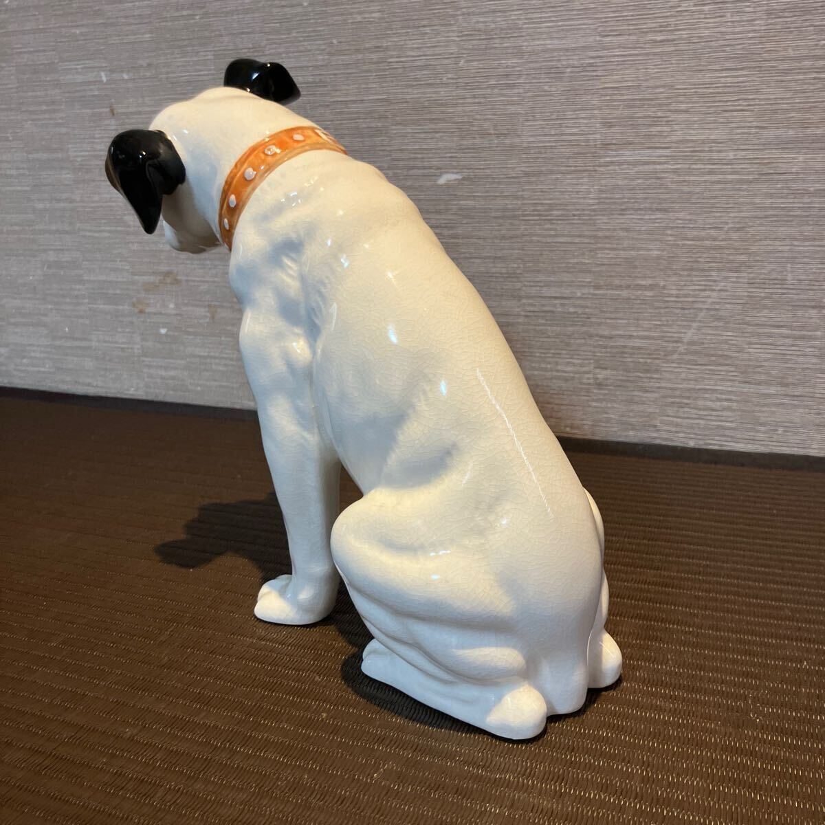 希少！？】 ビクター犬 置物 陶器 ニッパー君 Victor ニッパー犬
