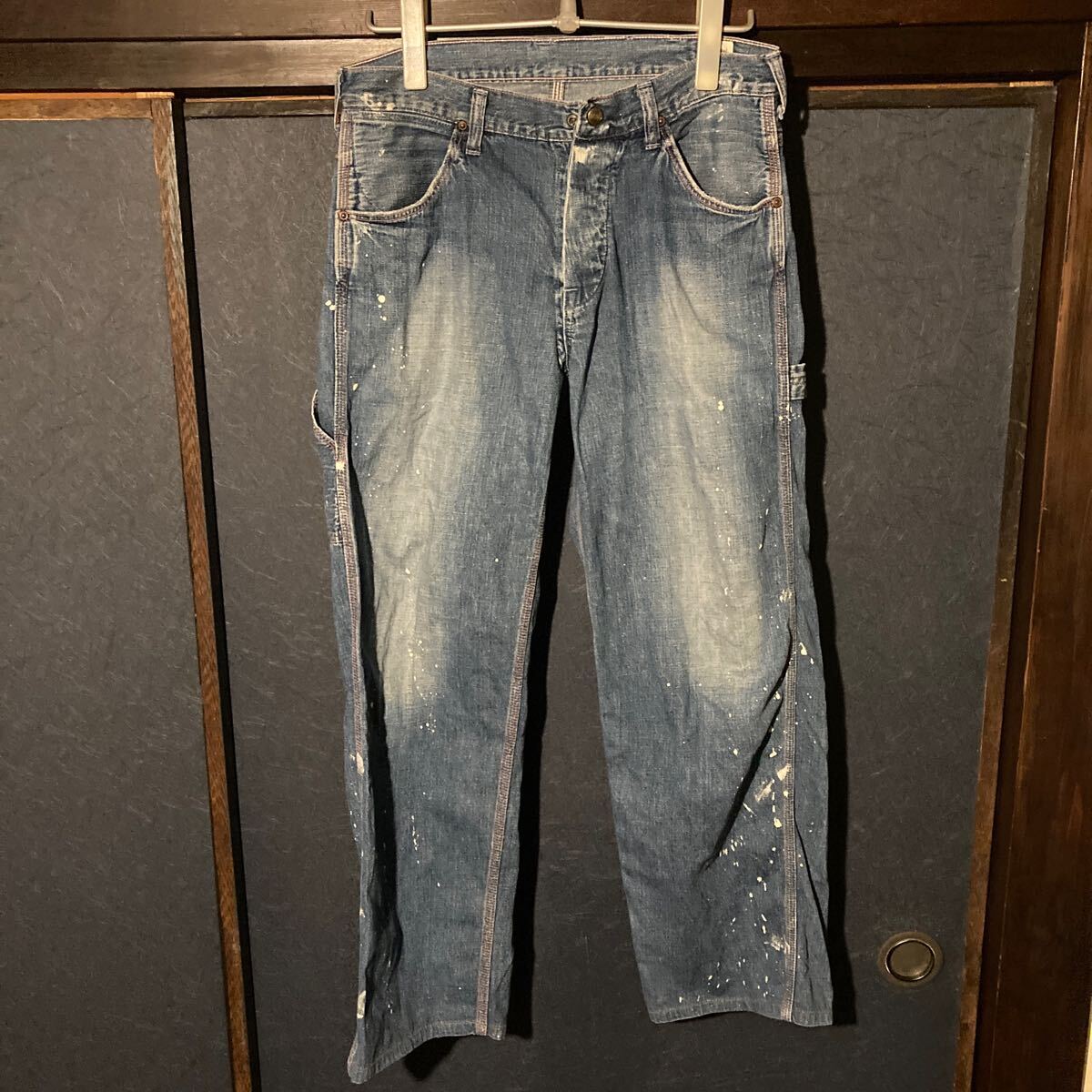 オアスロウ ORSLOW ペンキ加工 ペインターデニムパンツ インディゴ 