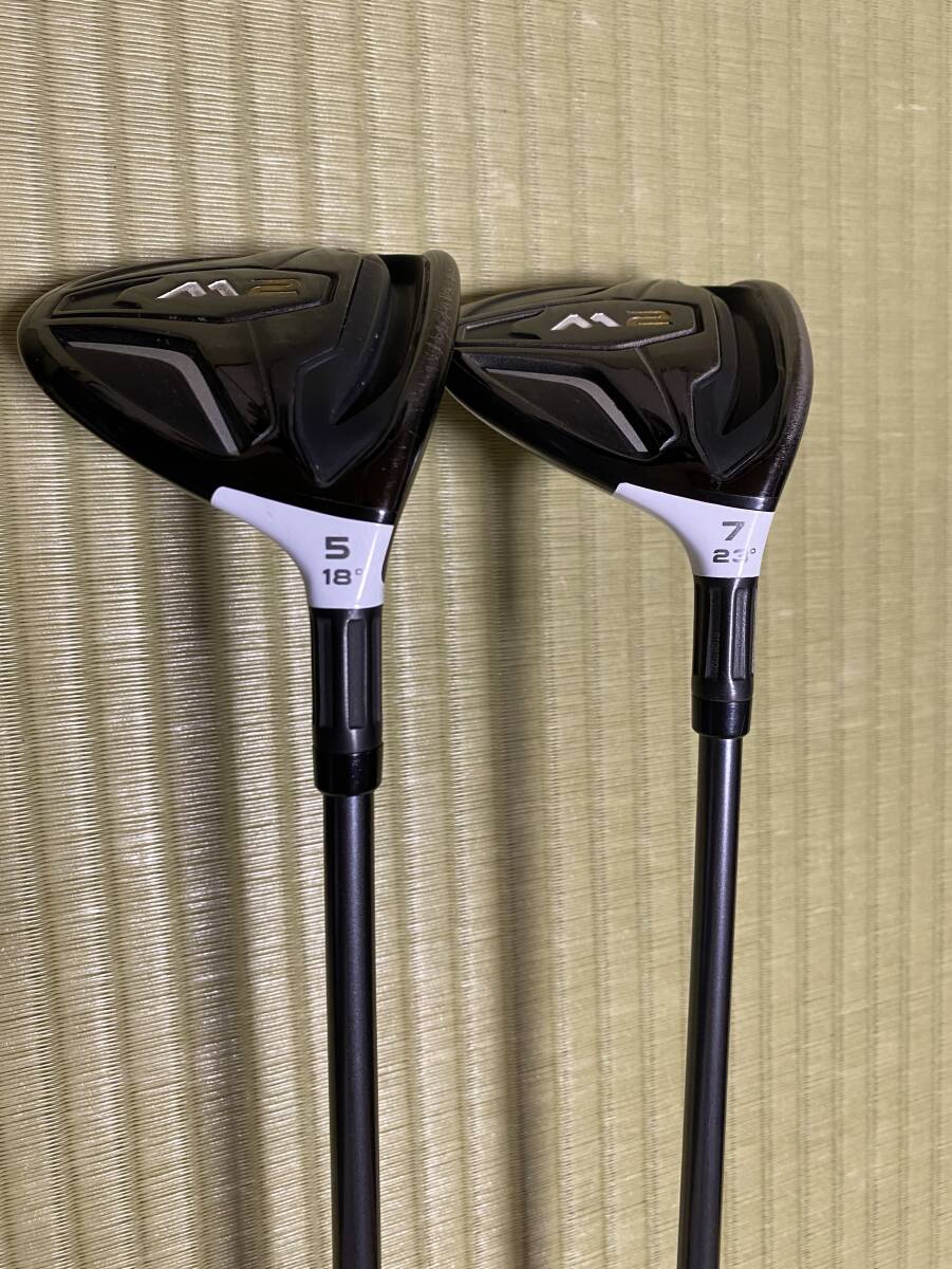 明器　テーラーメイド　M2 5W テーラーメイド M2 フェアウェイウッド 5w・7w 2本セット シャフトSR
