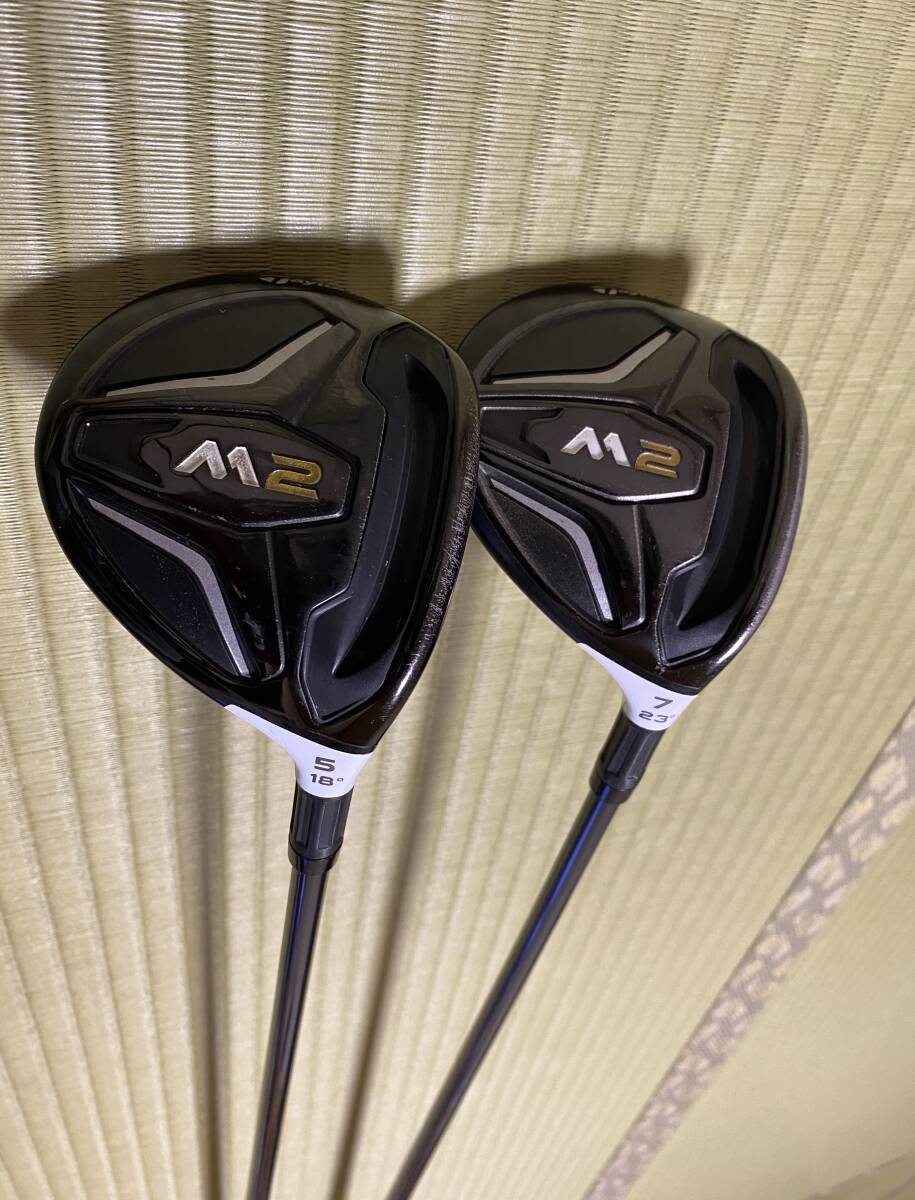 テーラーメイド M2 フェアウェイウッド 5w・7w 2本セット シャフトSR