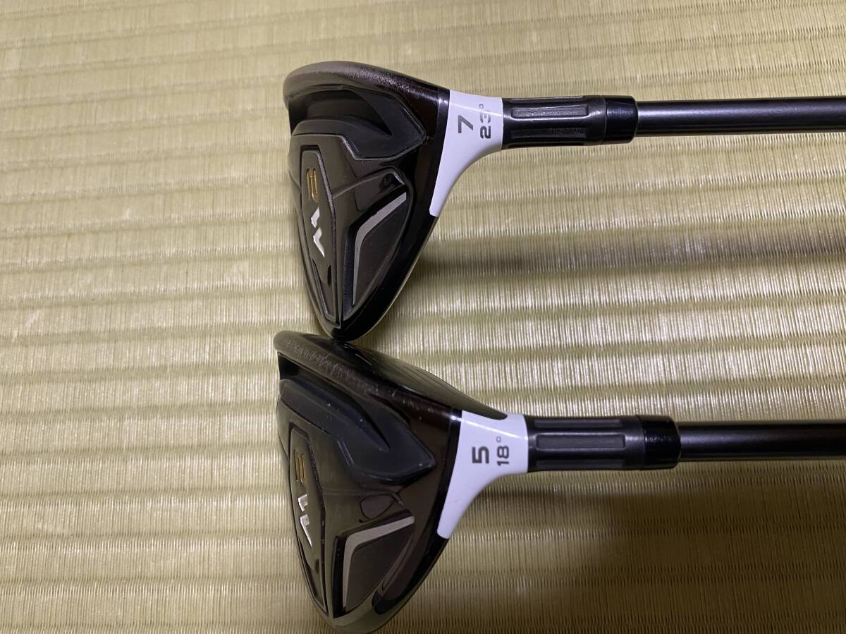 テーラーメイド M2 フェアウェイウッド 5w・7w 2本セット シャフトSR