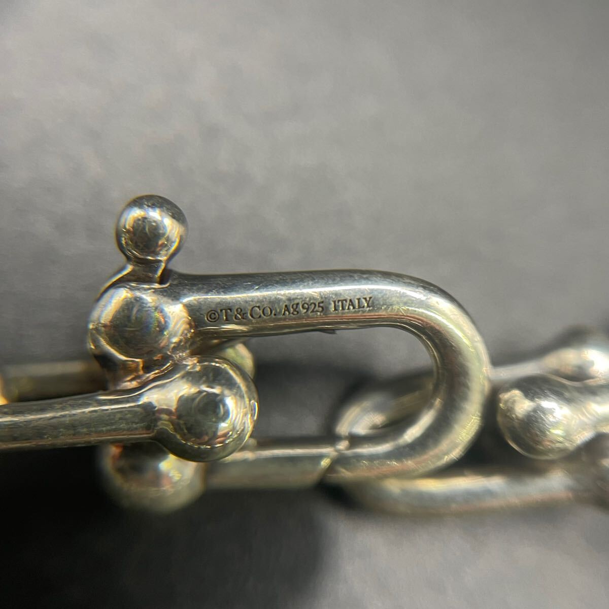 美品】ティファニー TIFFANY ブレスレット ハードウェア スモール 