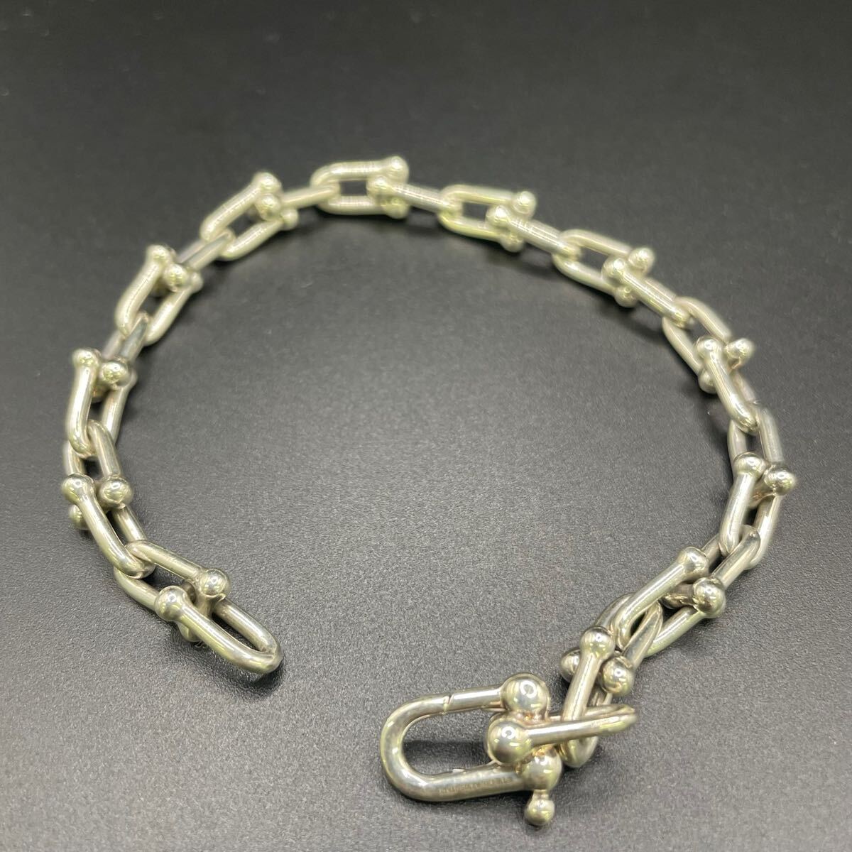美品】ティファニー TIFFANY ブレスレット ハードウェア スモール 