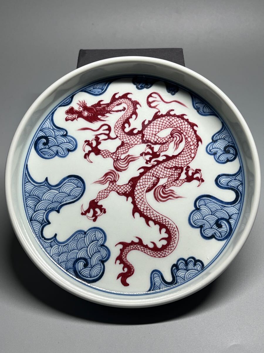 ab726 中国 大清光緒年製 中華陶瓷 花器 まとめて 2点 染付 色絵 美術