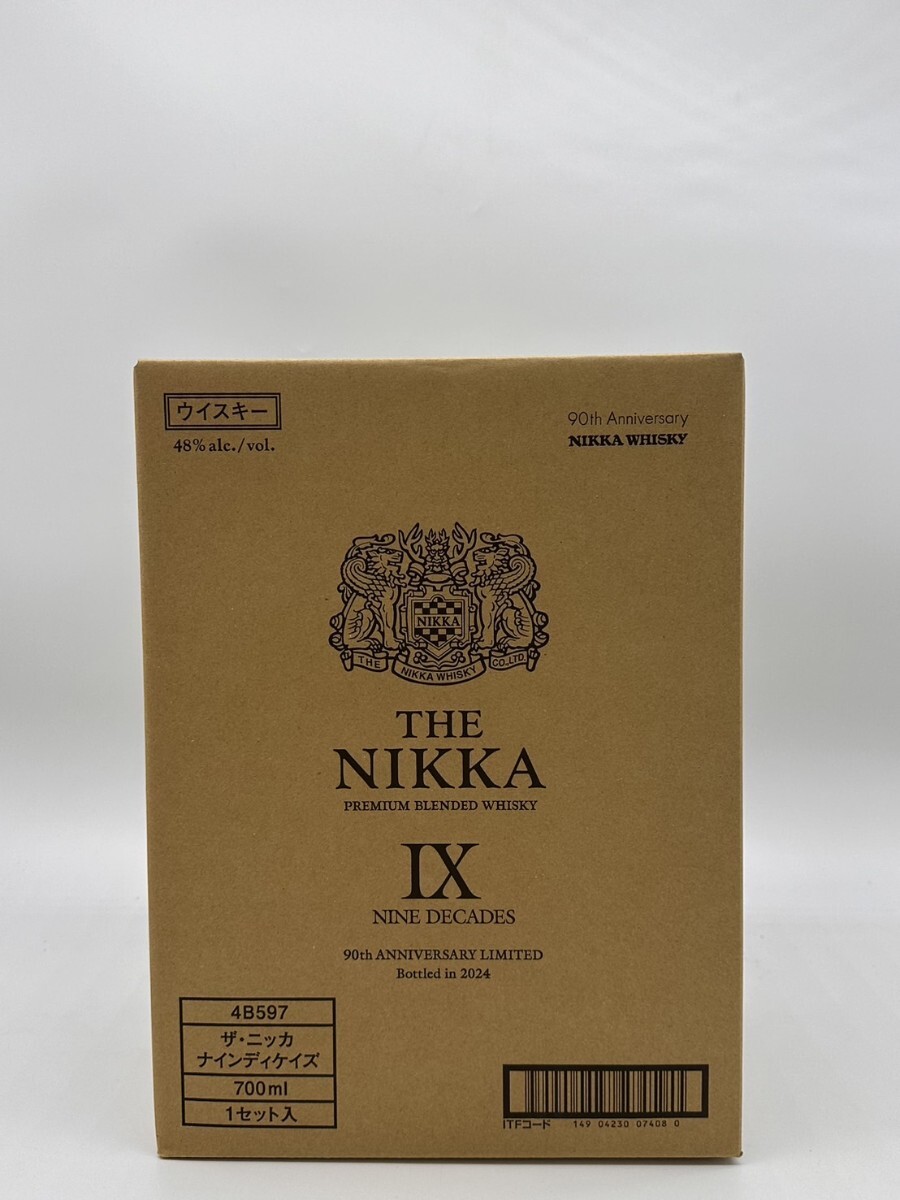 【希少】新品 未開封 NIKKA（ニッカ）ザ ニッカ ナインディケイズ 90周年記念ボトル 48％ 700ml_1