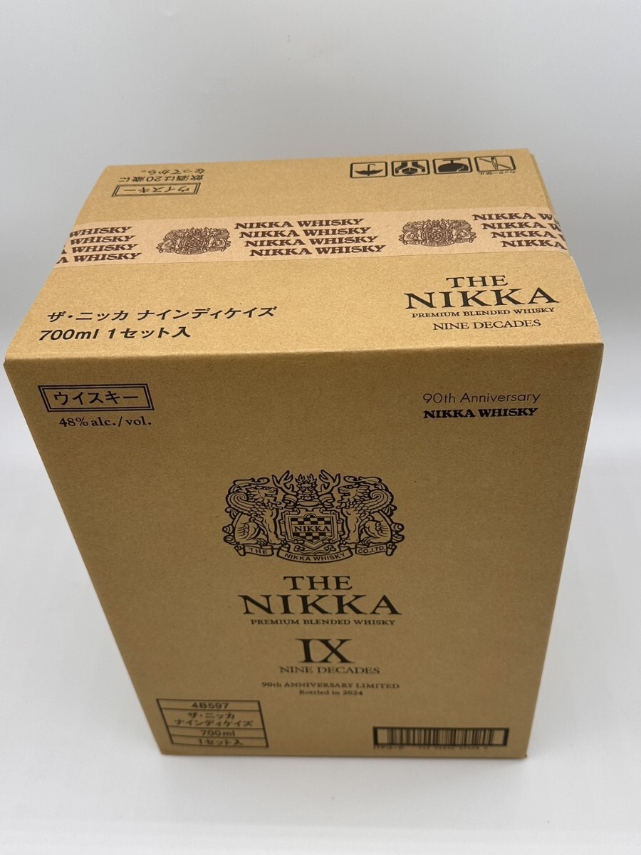 【希少】新品 未開封 NIKKA（ニッカ）ザ ニッカ ナインディケイズ 90周年記念ボトル 48％ 700ml_3