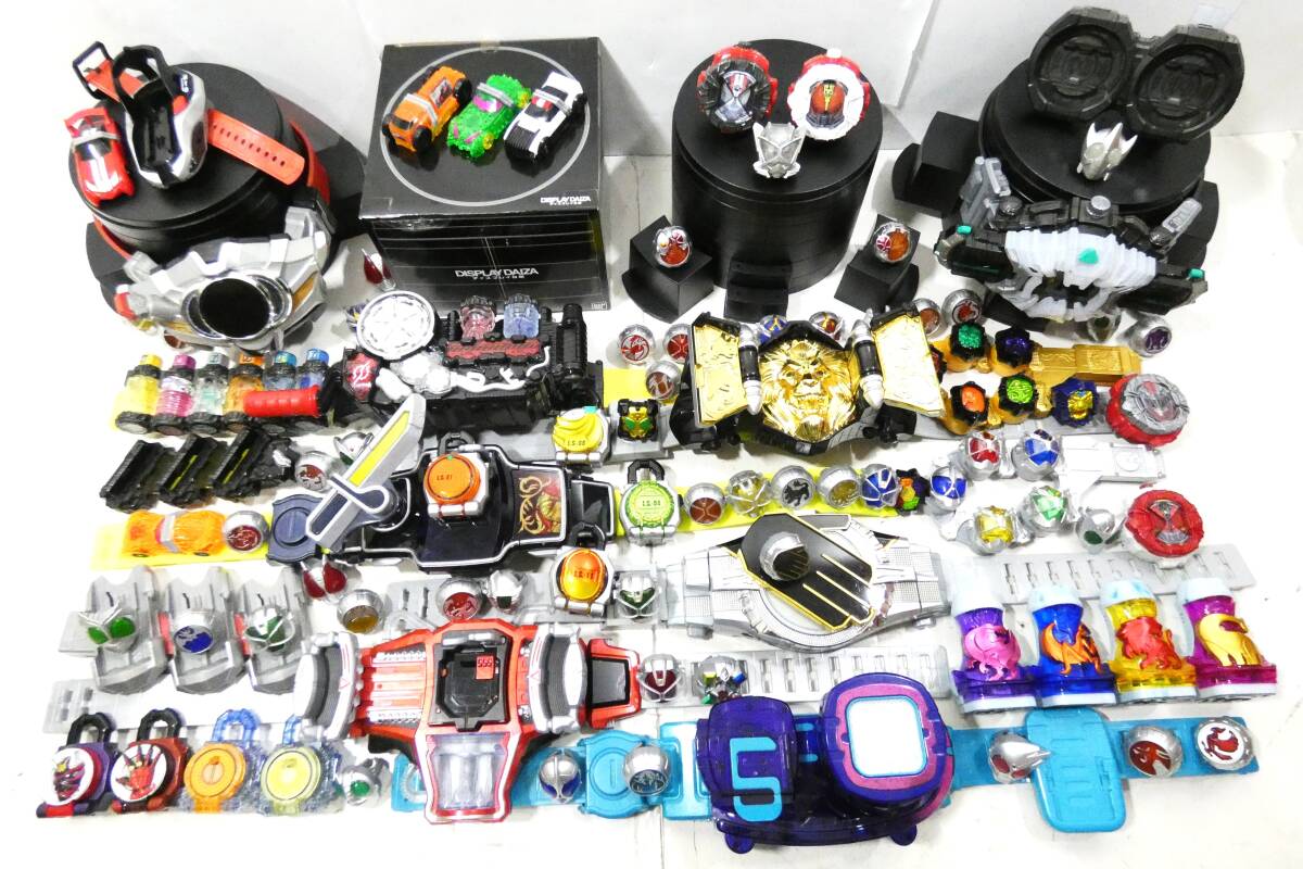 9389T/1円～ 大量まとめ 仮面ライダー 変身ベルト8本+アイテム+
